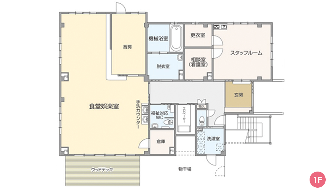 1Fフロアマップ | クラシアス野江