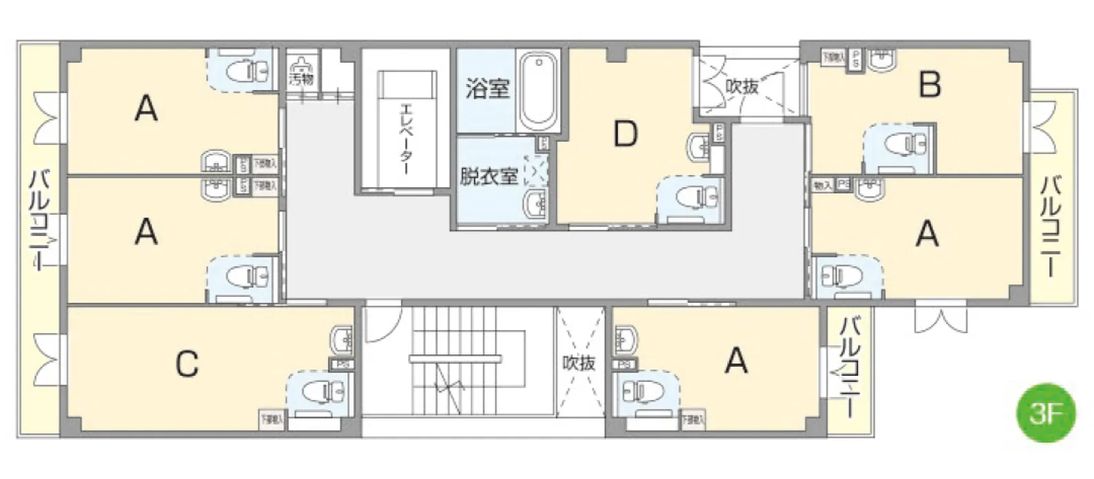 3Fフロアマップ | クラシアス関目