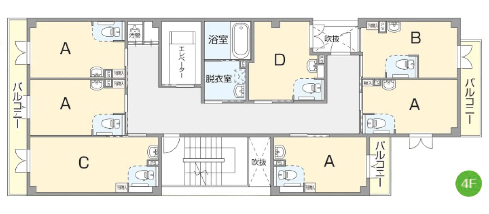 4Fフロアマップ | クラシアス関目