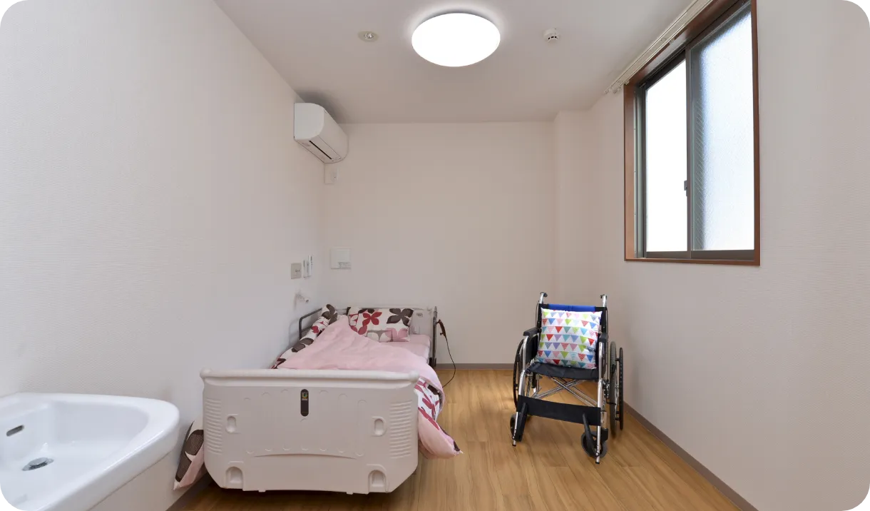 A タイプ（ワンルーム）の室内 | 株式会社やすら木