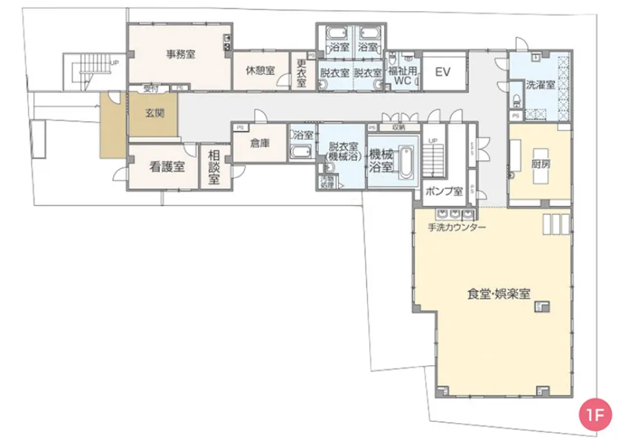 1Fフロアマップ | クラシアス寺方