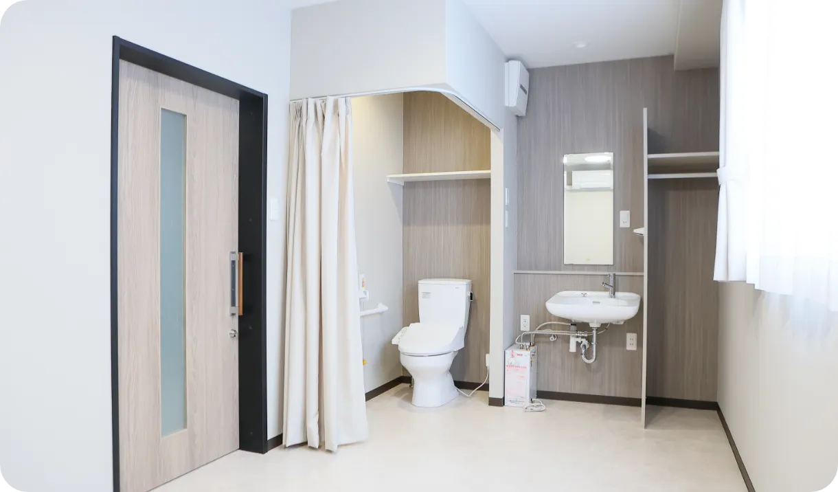 B タイプ（ワンルーム）の室内 | 株式会社やすら木